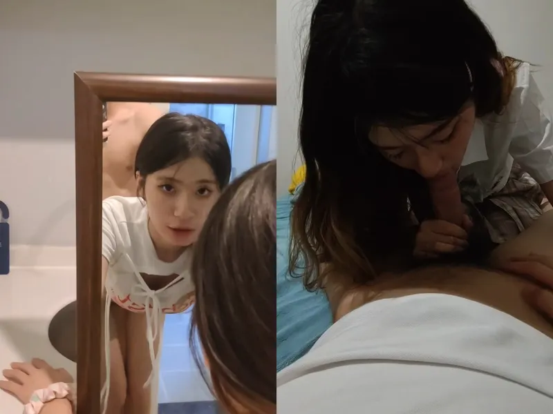 Chị thiên thần doggy trước gương sướng tê tái